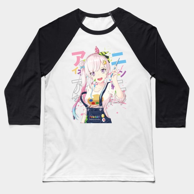 Hololive ID - Airani Iofifteen Baseball T-Shirt by naderu